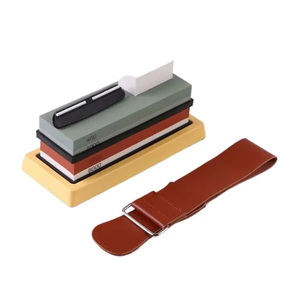Professional Sharpening Stone Kit for Home Kitchen and Outdoor Camping Use