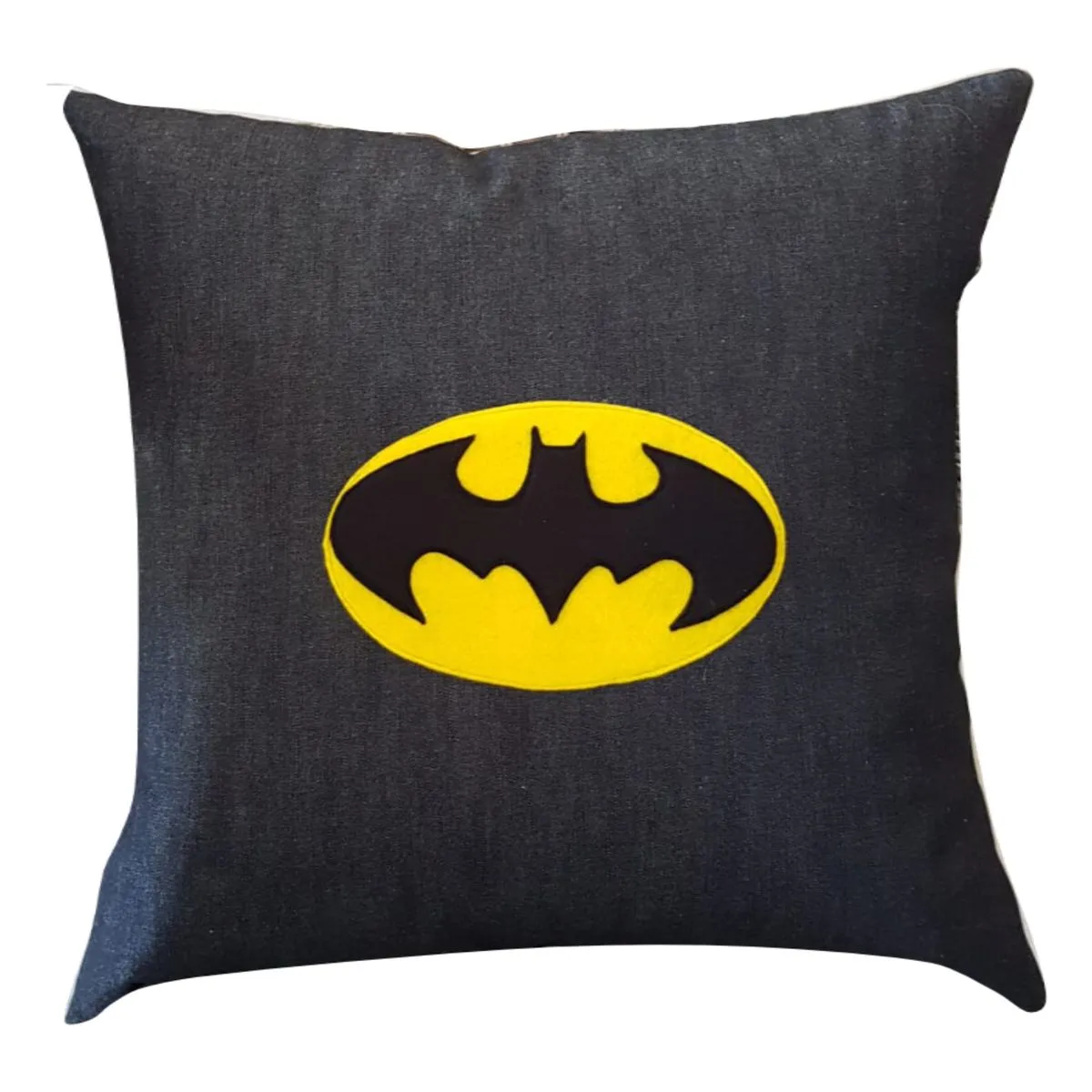 Batman Pillow Cover - Black/Yellow