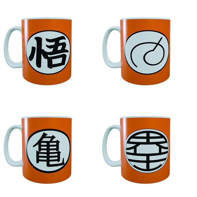 Dragon Ball Z Goku's Training Symbols - Coffee Mug Combo