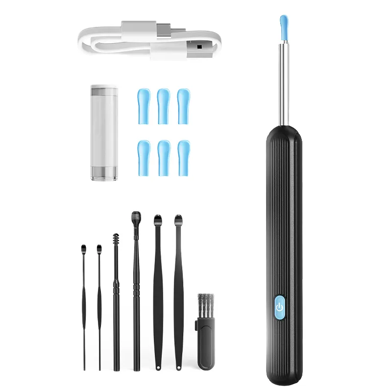 Ear Cleaner High Precision Ear Wax Removal Tool with Camera with LED Light