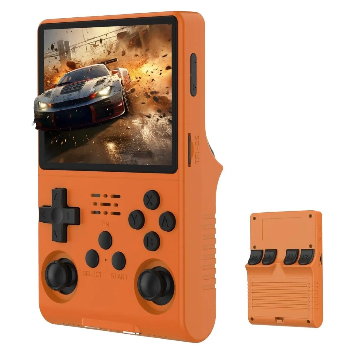 R40S Pro Handheld Game Console 256GB - 30000 Games -Retro Gaming Console-GC - Burnt Orange