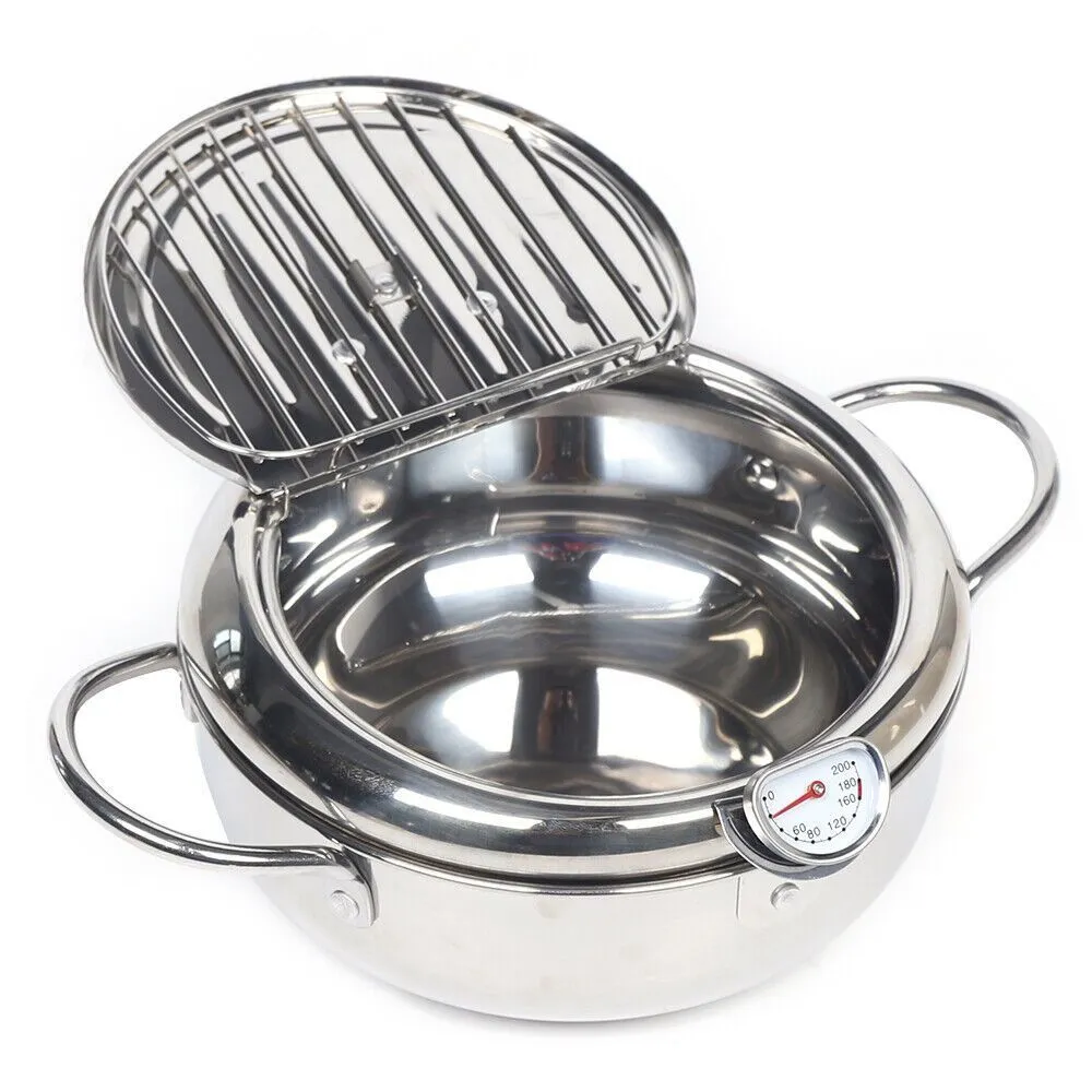 Multifunctional Deep Frying Pot with Thermometer