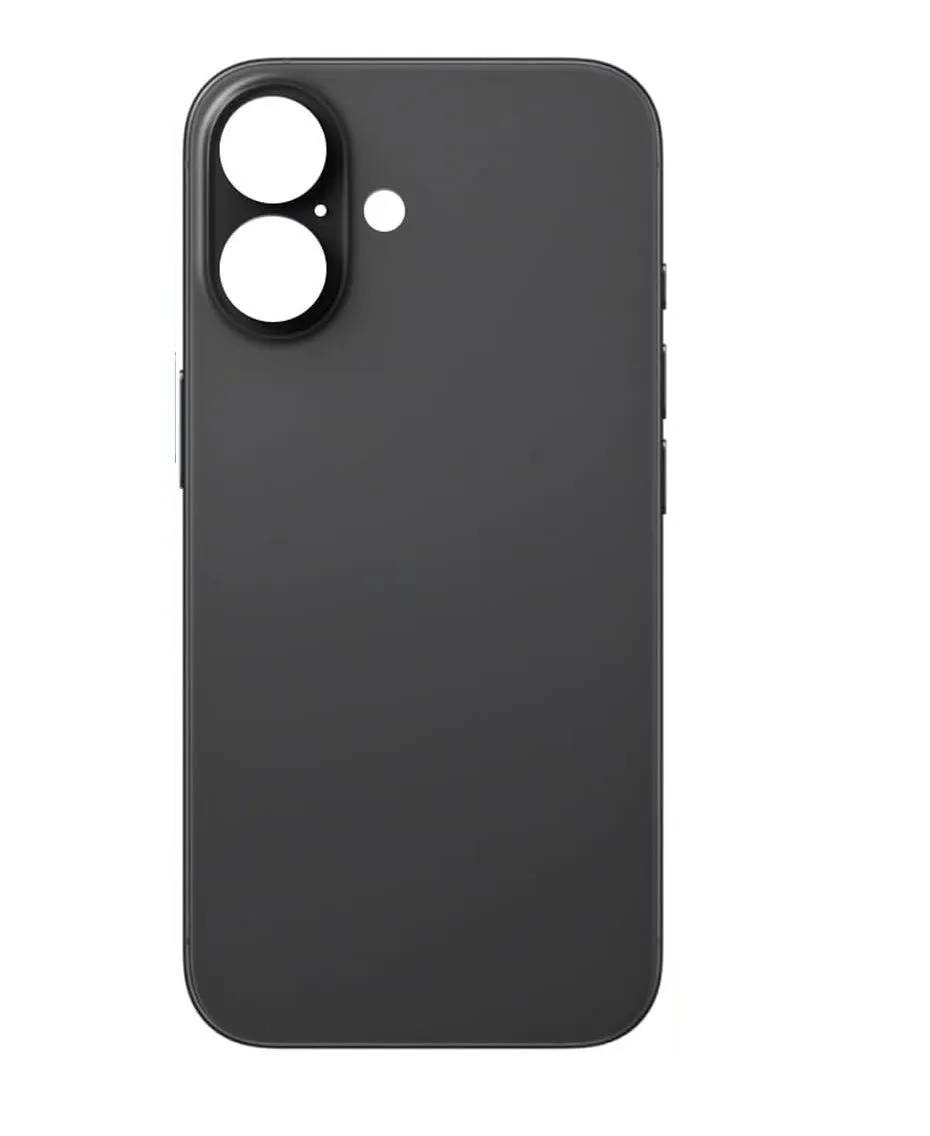 Premium Replacement Back Glass compatible with iPhone 16 (Non-Original) - Black