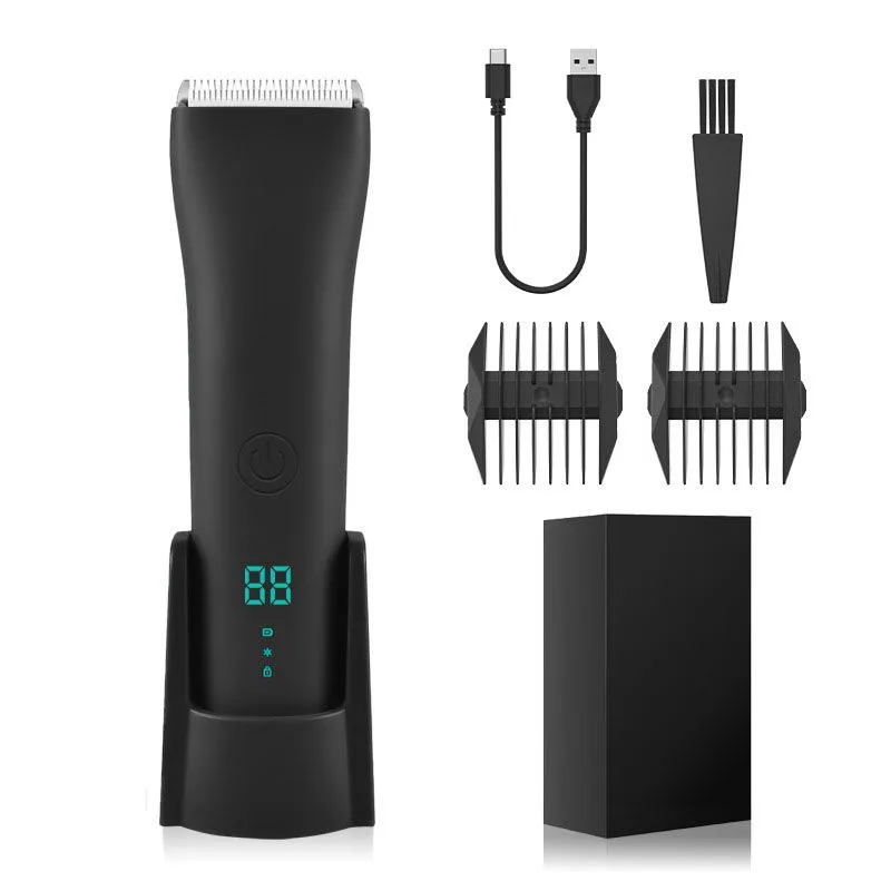 Men's Grooming Trimmer Ceramic Blade Private Body Hair Shaver