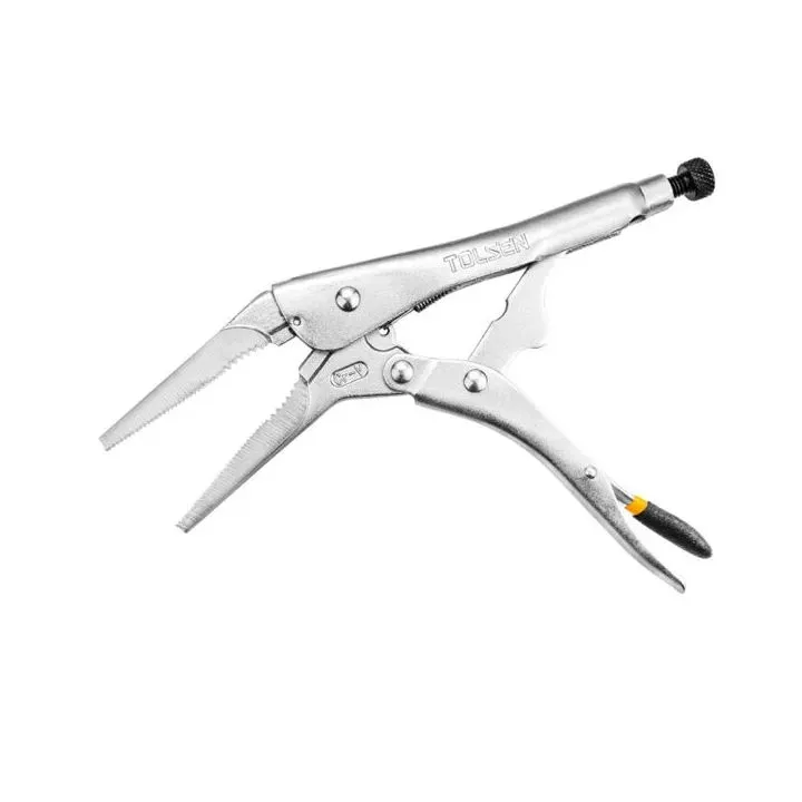 Tolsen - Plier Locking Long Nose 225mm Indust