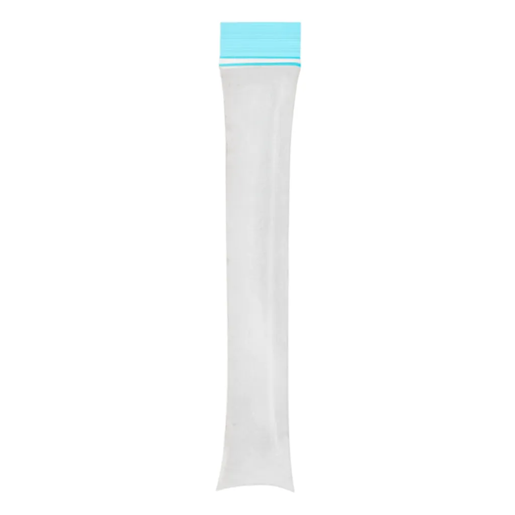 100 Piece - Small Disposable Popsicle Freezer Packet With Durable Seal - Blue