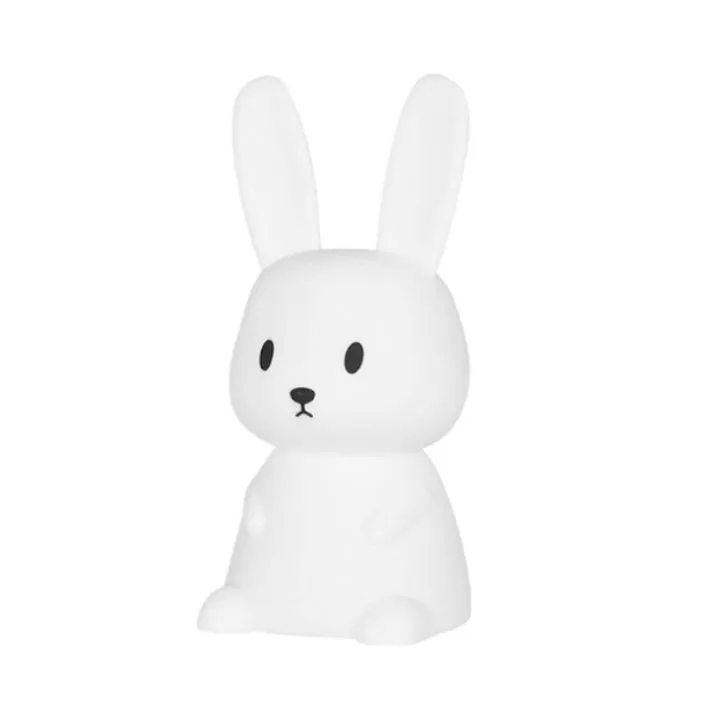 USB Bunny Nightlight for Kids Room - White