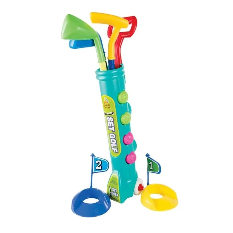Kids Golf Club Play Set In Cart & Accessories 50cm