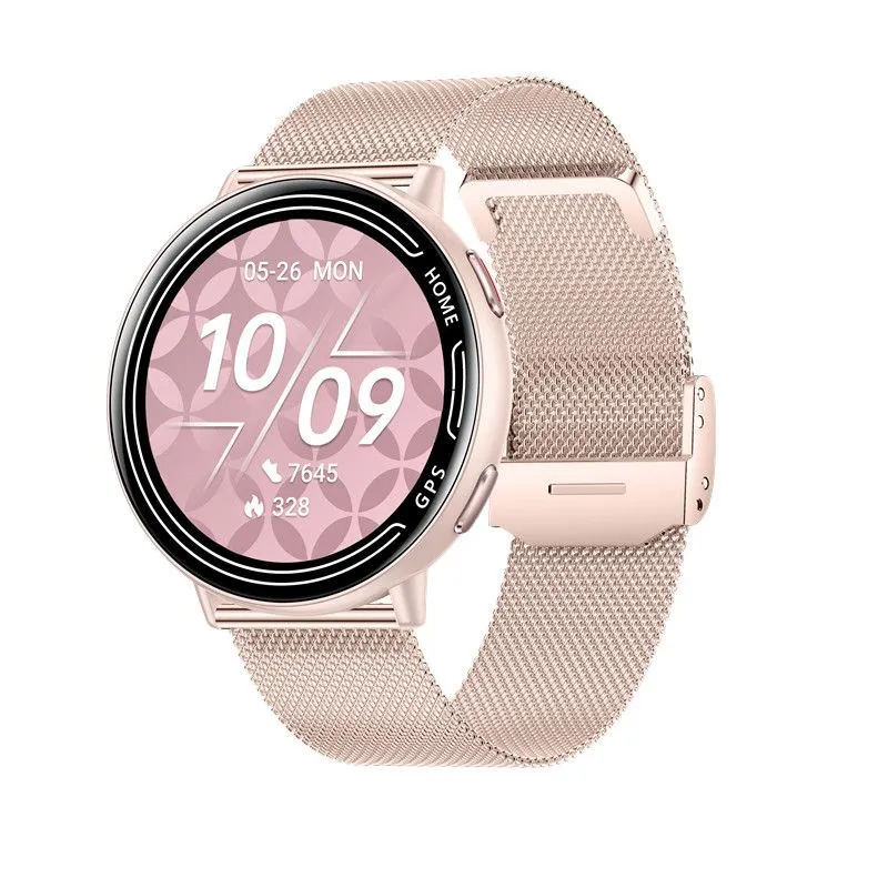 Pink Steel KC100 GPS BT Call Heart Rate SpO2