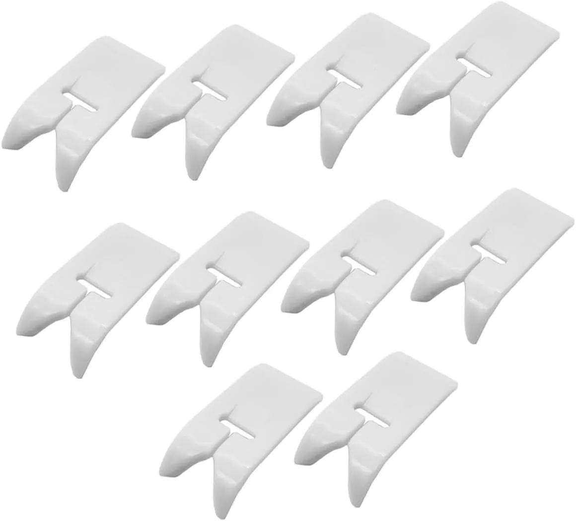 Sewing Machine Presser Feet Set for Home Use Non-Stick Material 10-Piece