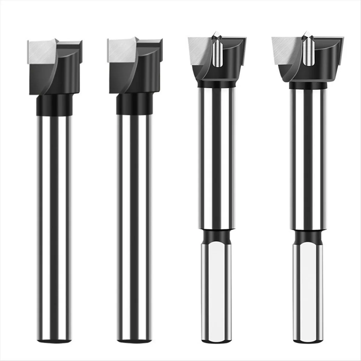 Triangular Shank Carbide Wood Drill Bits Wood Hole Compatible with None