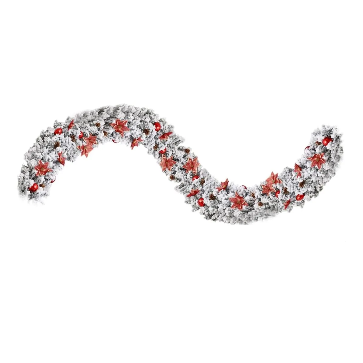 9 Ft Long Christmas Garland with Lights
