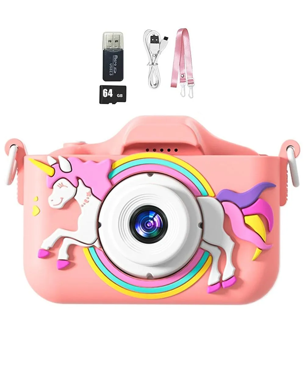 Kids Camera Toys for 3-8 Year Old Girls Boys with Cartoon Soft Cover