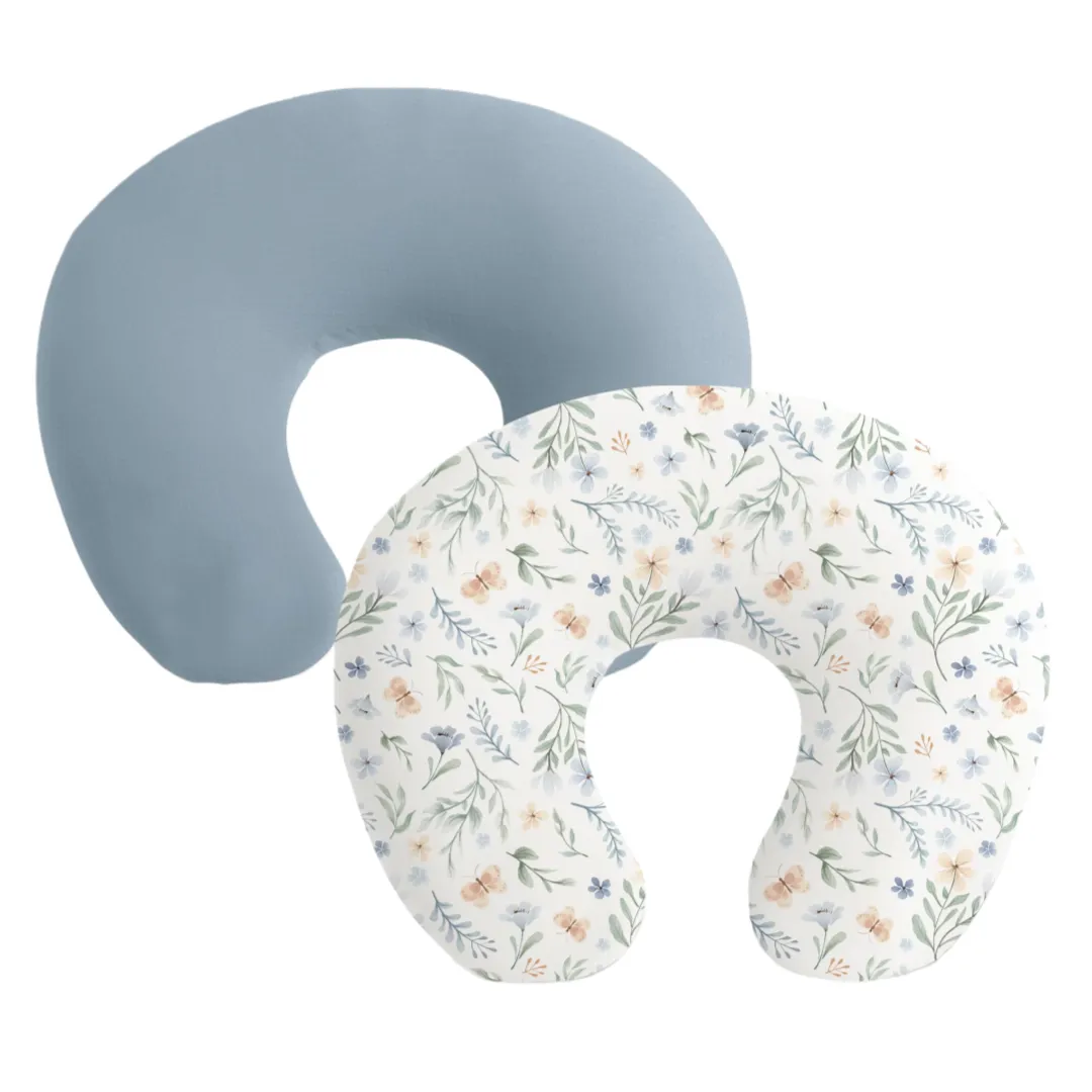Kingdushi Muslin Nursing Pillow Covers, Soft Cute Designs For Babies