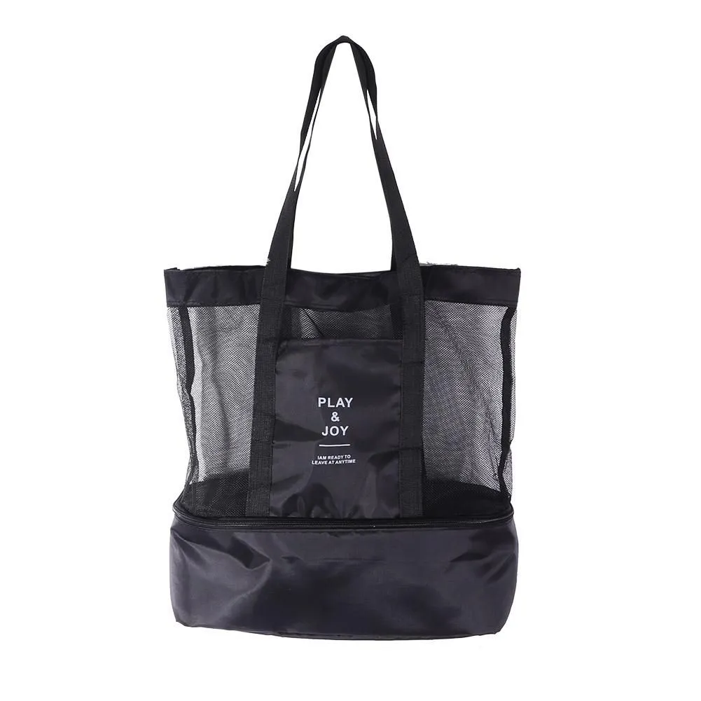 Double-Layer Insulated Lunch Bag Picnic Tote for Work School Camping