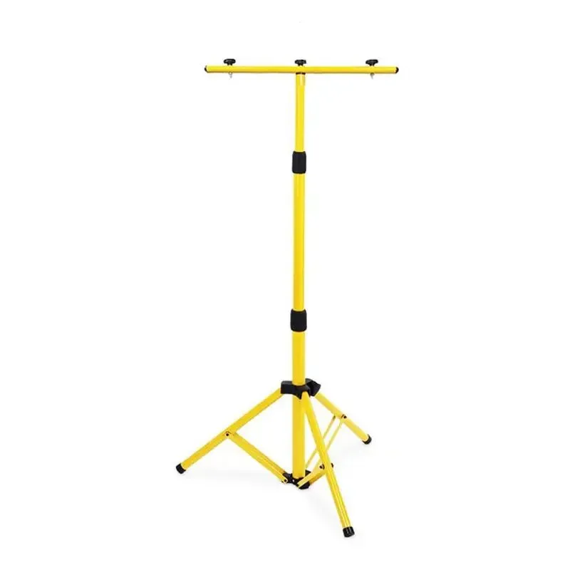 LED Work Light Tripod Stand with Dual Floodlights Adjustable Stand