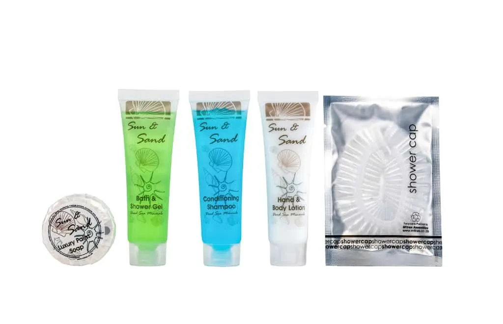 Hospitality Toiletries and Room Amenities - Sun & Sand Collection