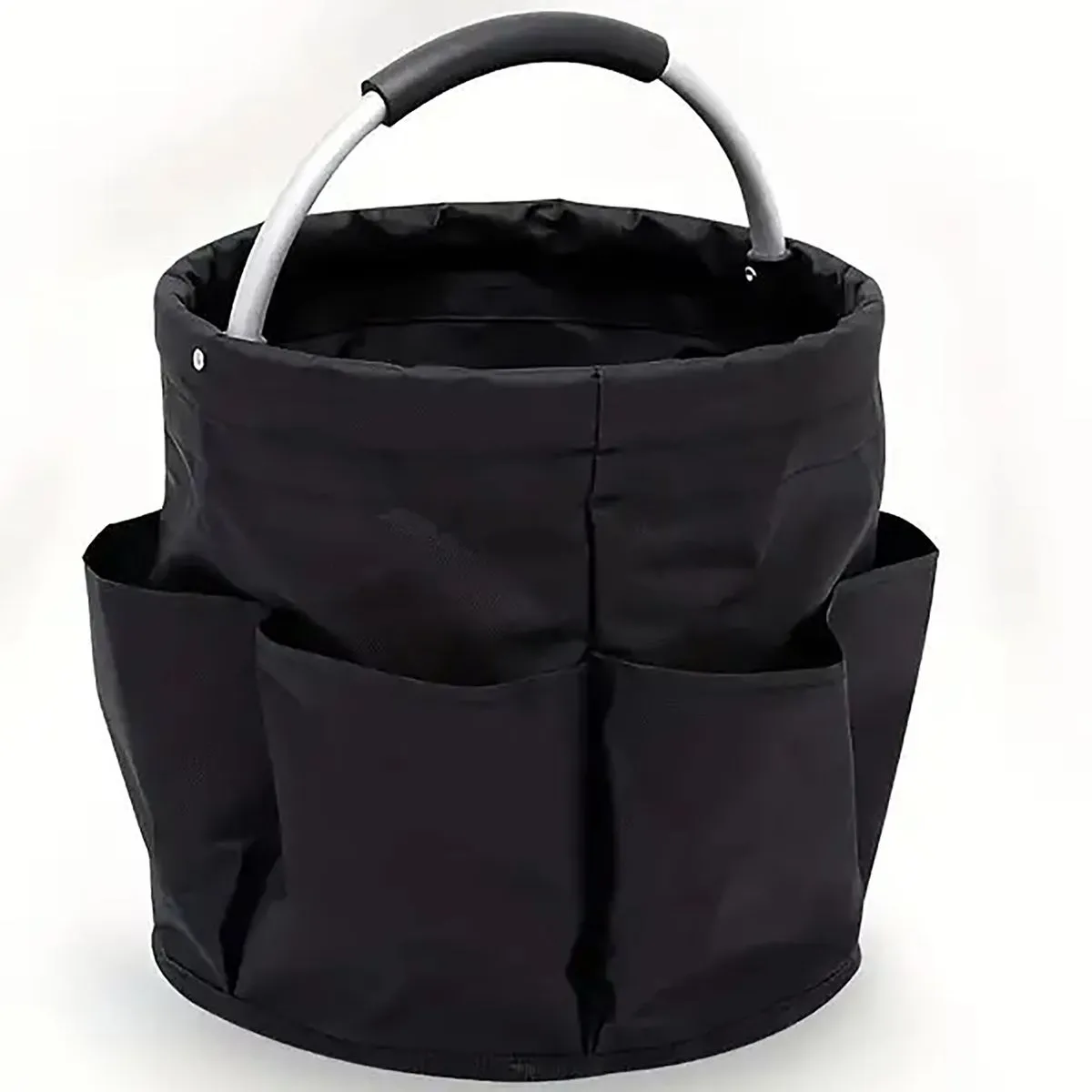 Portable Foldable Picnic Basket Garden Tool Storage Bags - Black