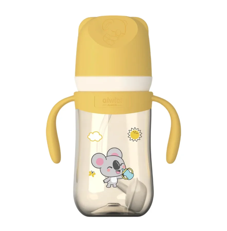 Aiwibi My Transition Baby Feeding Bottle 270ml - Yellow