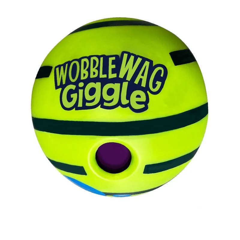 Durable & Teeth-Cleaning Doggies Giggle Ball - Interactive Dog Toy Ball