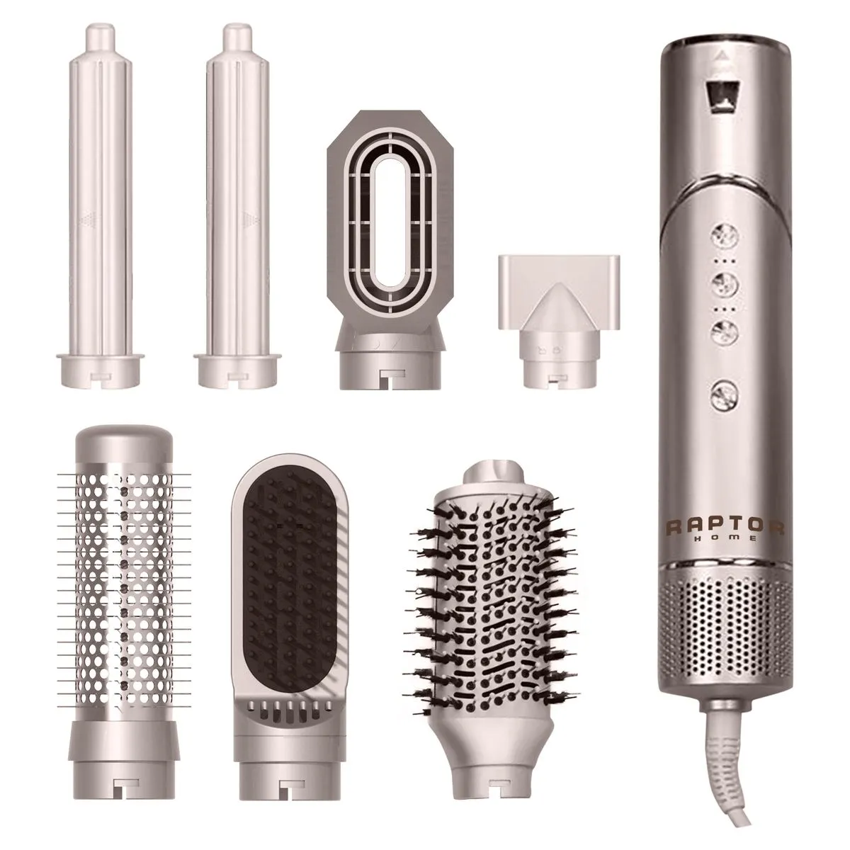 Raptor Home 7 in 1 Multi Hair Styler Wrap Flex - Champagne Gold