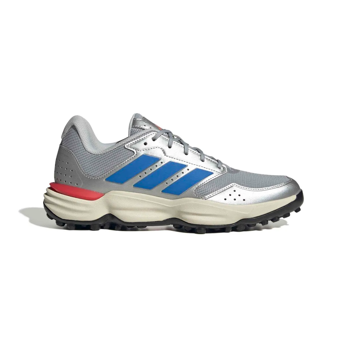adidas Unisex AdiPower Hockey League Field Hockey Shoes - Silver Metallic