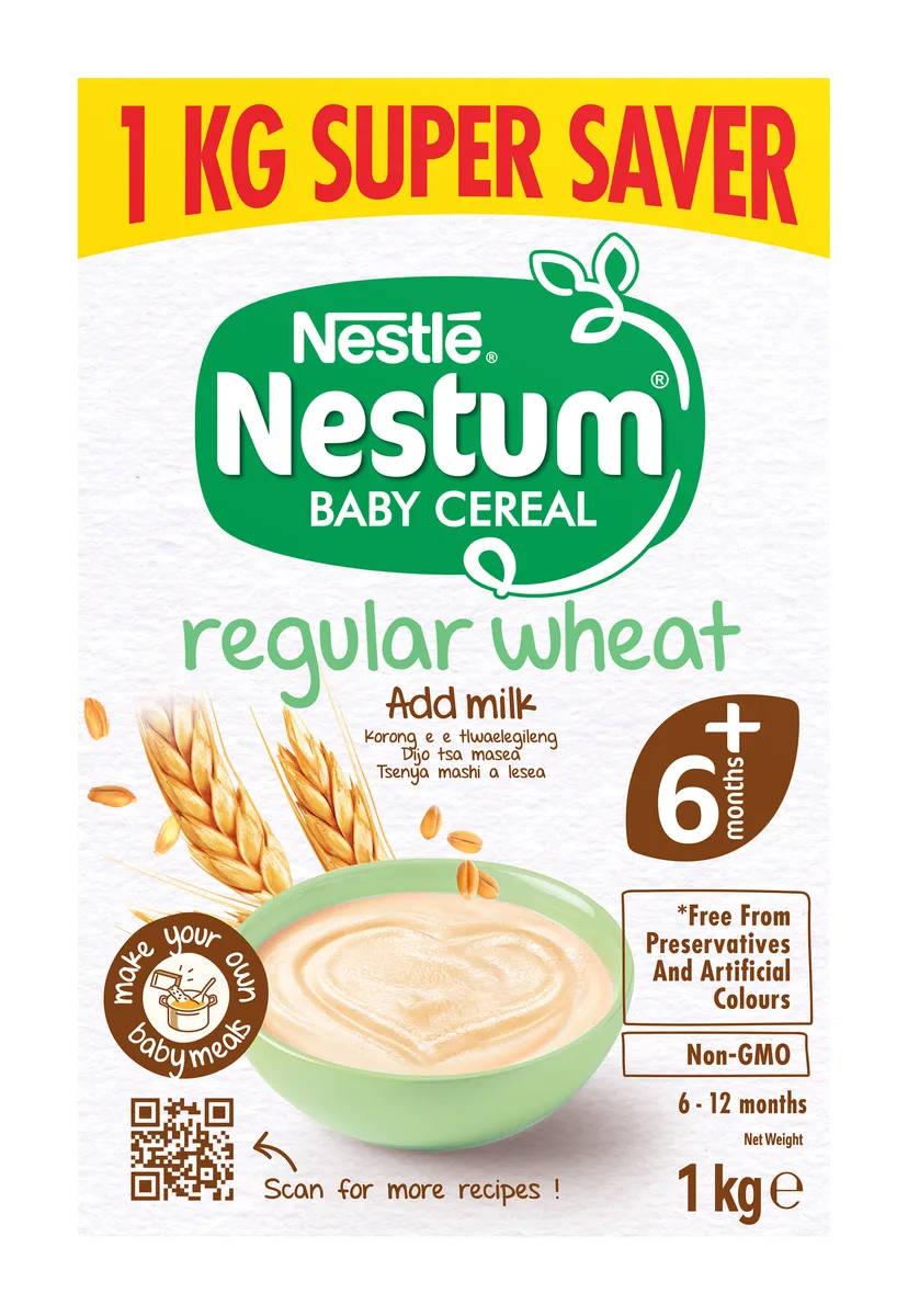 NESTLE NESTUM Regular Wheat Stage 1 Baby Cereal 1kg