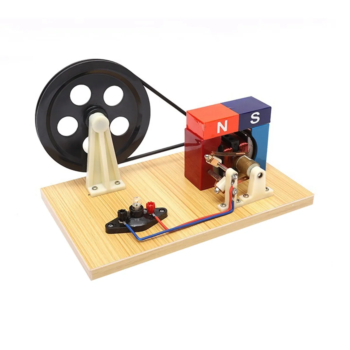 Hand-Cranked AC and DC Generator Electricity Experimental Equipment