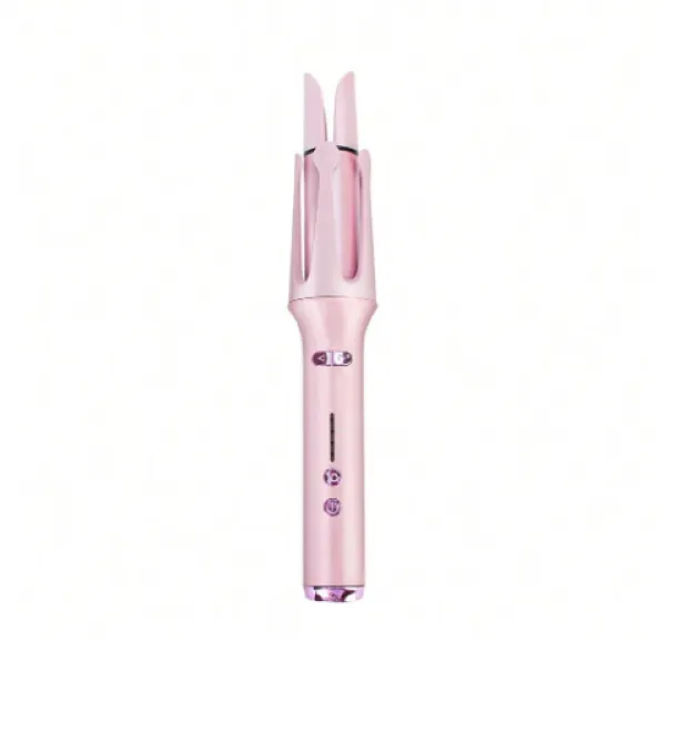 Anti-Scald Automatic Curling Iron - Pink