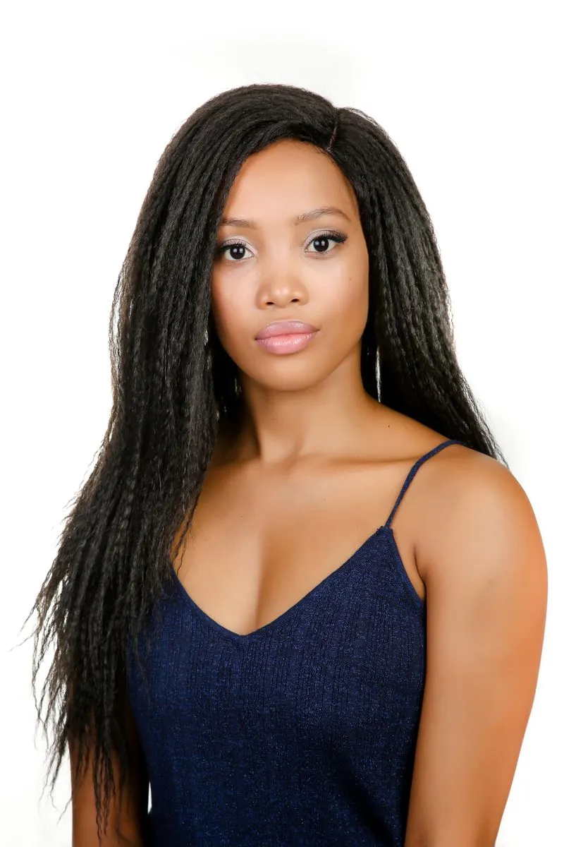 Wigs Magic Long Size Beautiful Synthetic Hair Lace Wig Elina - COLOR 1B