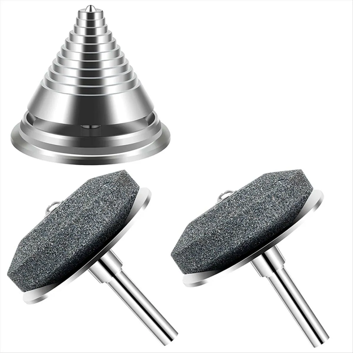 2PCS Metal Lawn Mower Blade Sharpener, Metal Lawnmower Blade Sharpener Mowe