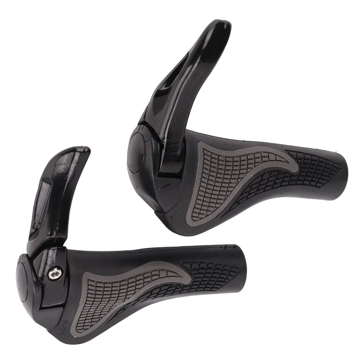 Bike Handlebar Grips Mountain Bicycle Grip End - Black