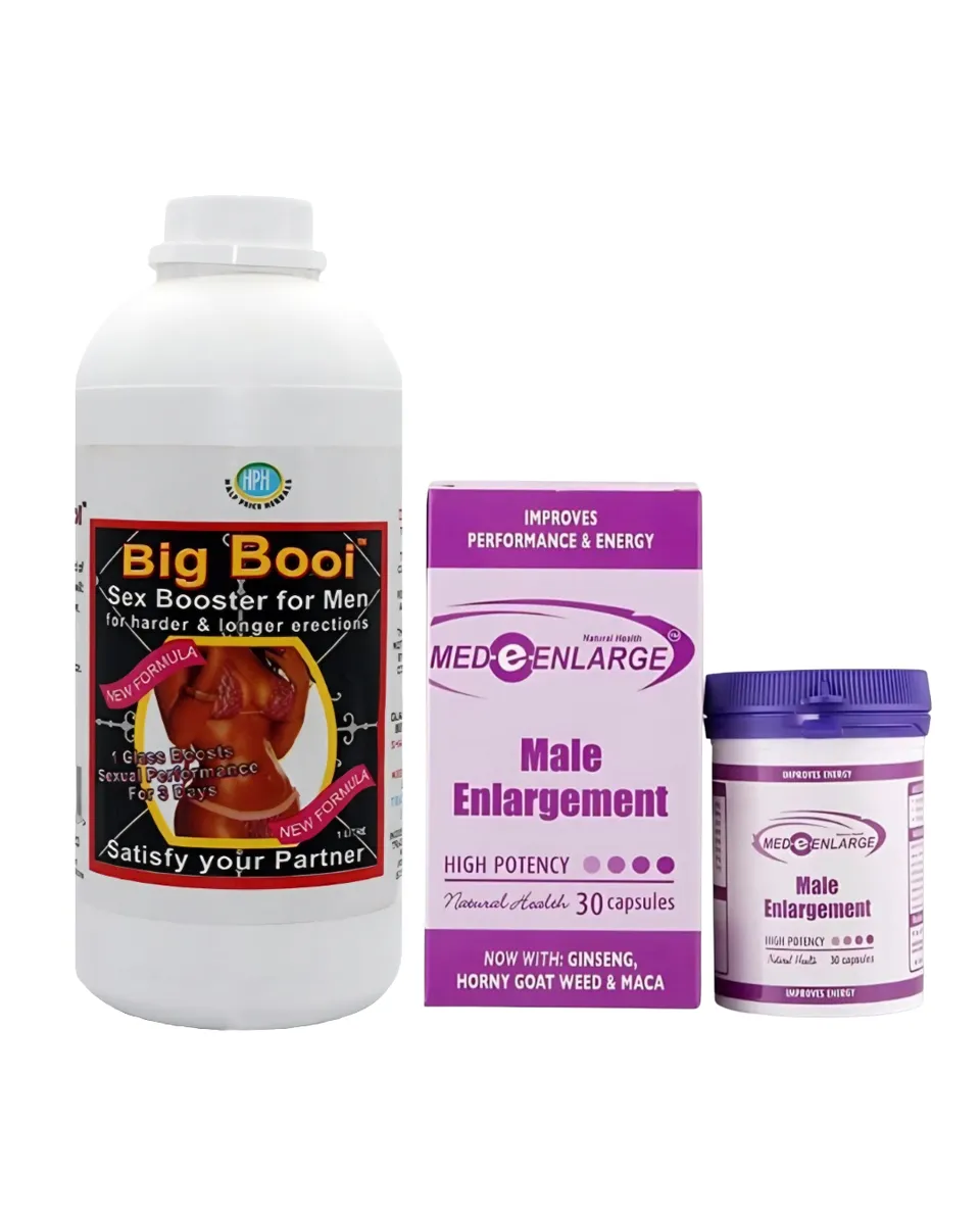 Med-e-Enlarge Male Enlargement Capsules and Big Booi Sex Booster
