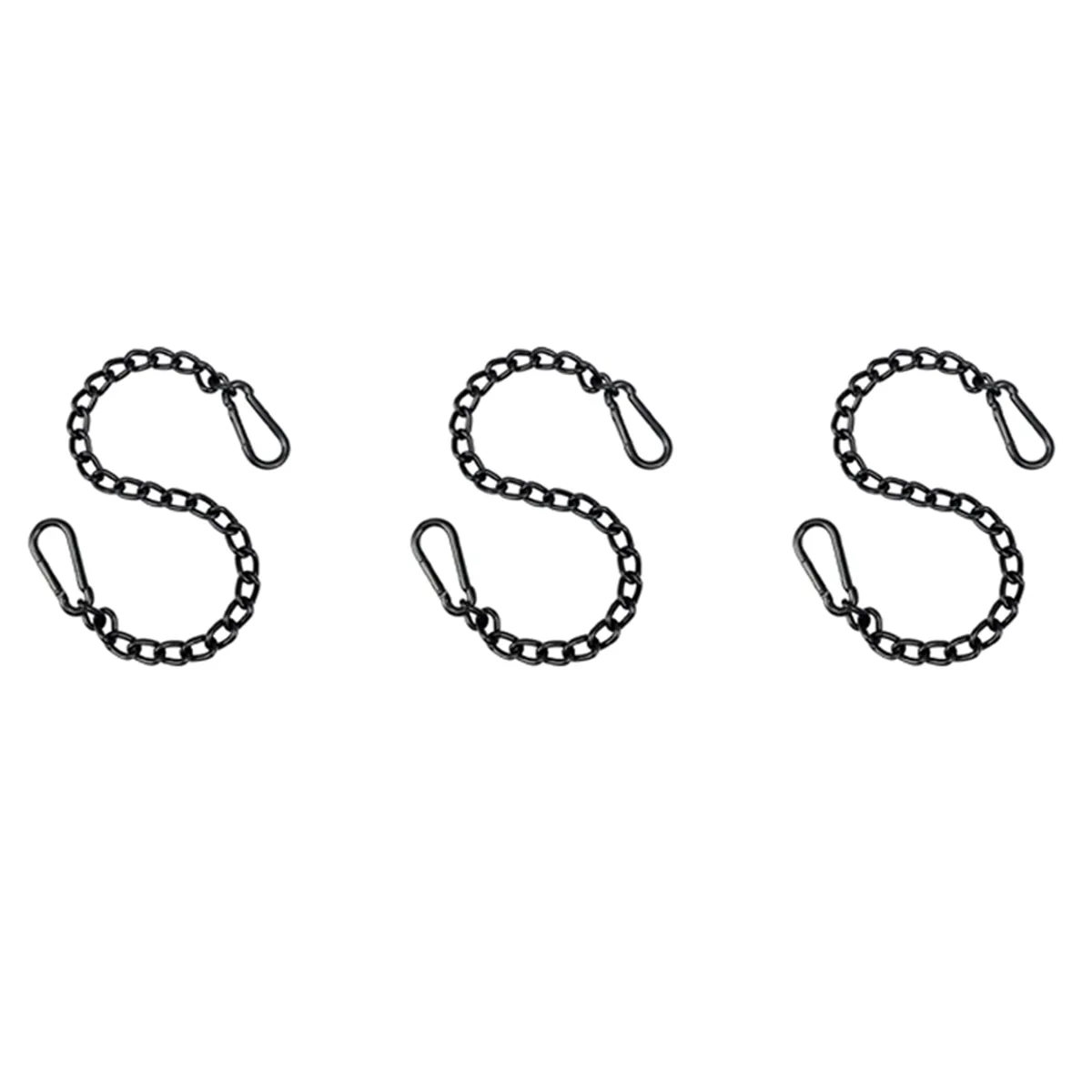 Steel Hanging Chair Chain With 2 Carabiners For Hammock Swings(66Cm)