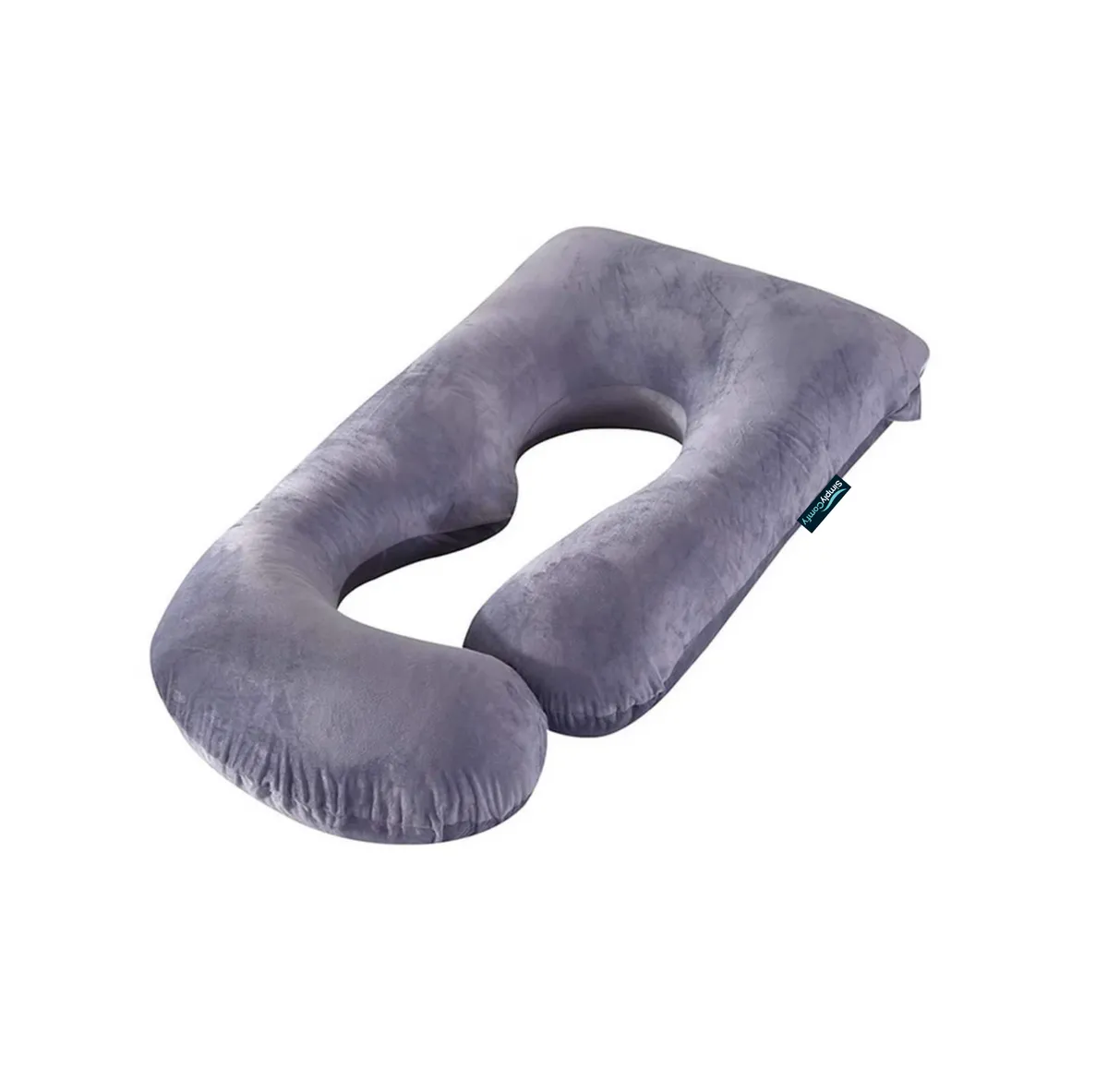 Simply Comfy Premium J Shaped Full Body Maternity Support Pregnancy Pillow
