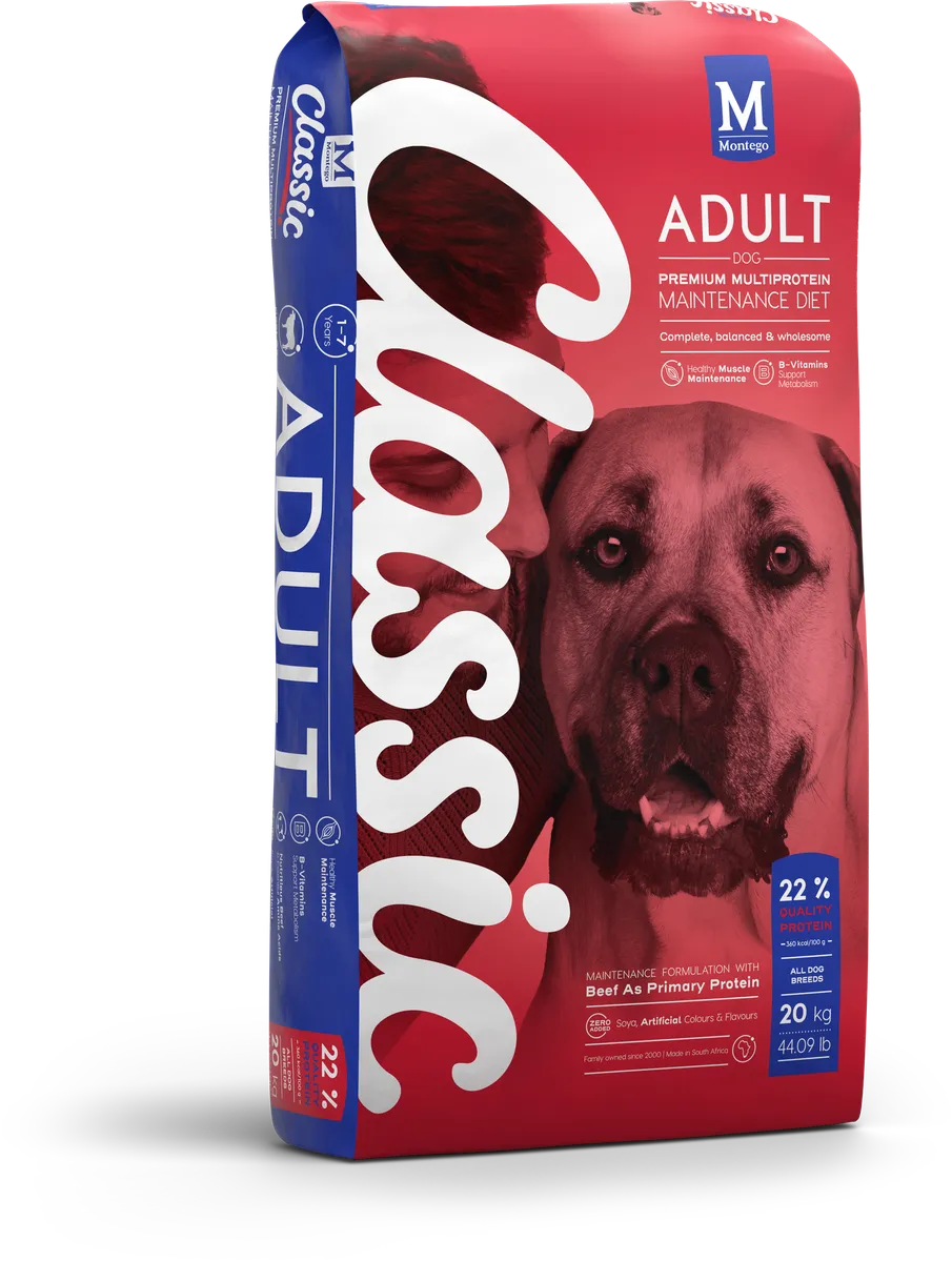 Montego Classic - Beef Adult Dog Food - 20 kg