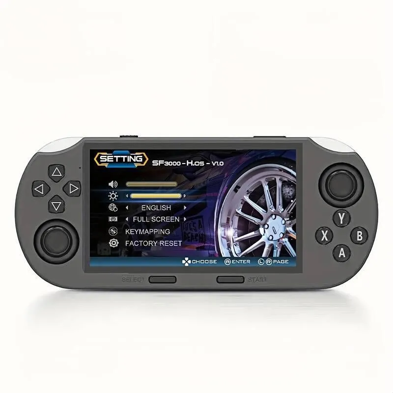 SF3000 Portable Handheld Player IPS Screen Retro Video Game Console for