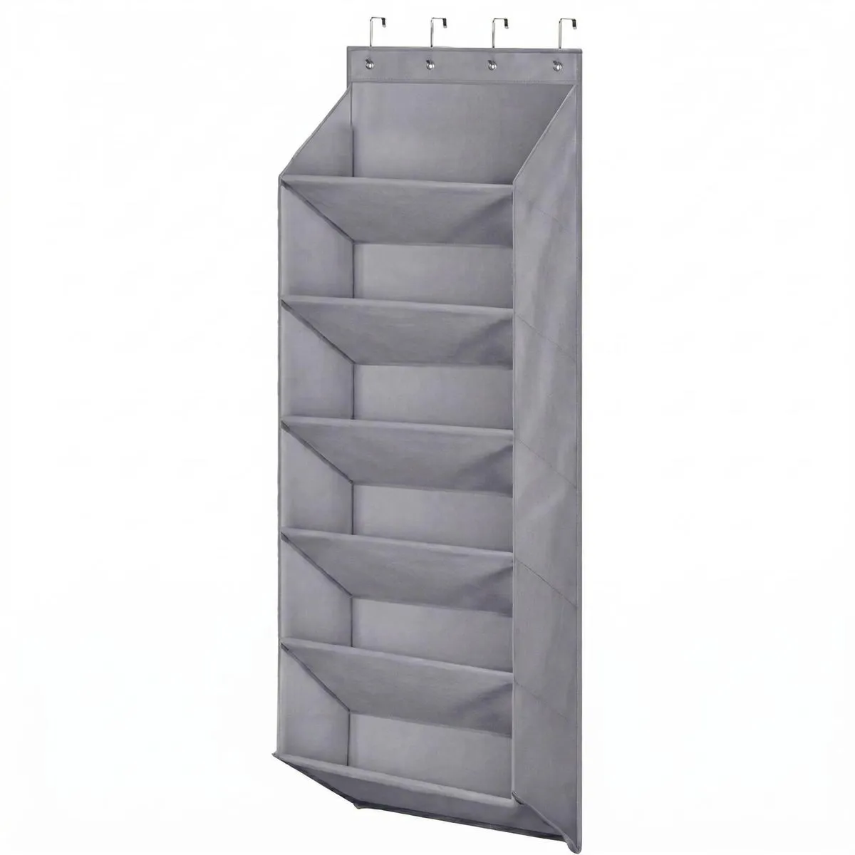 6-Tier Hanging Door Shoe Rack with Deep Pockets for 14 Pairs of Boots
