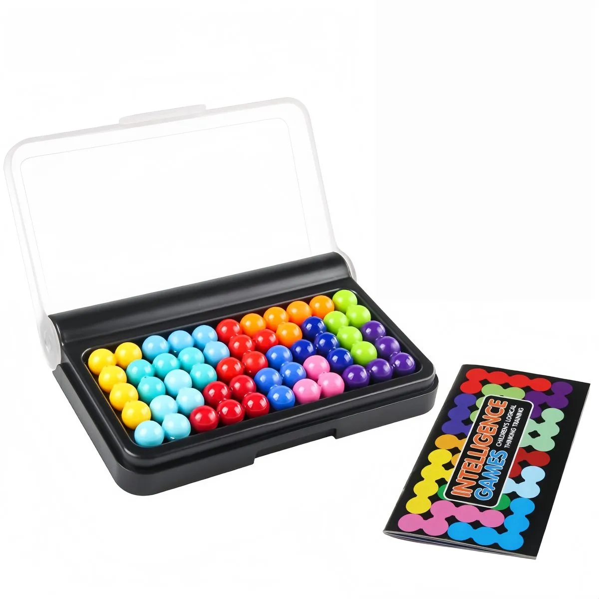 Educational IQ Six Pro Logic Puzzle Game For Ages 6+ In Easy Travel Set