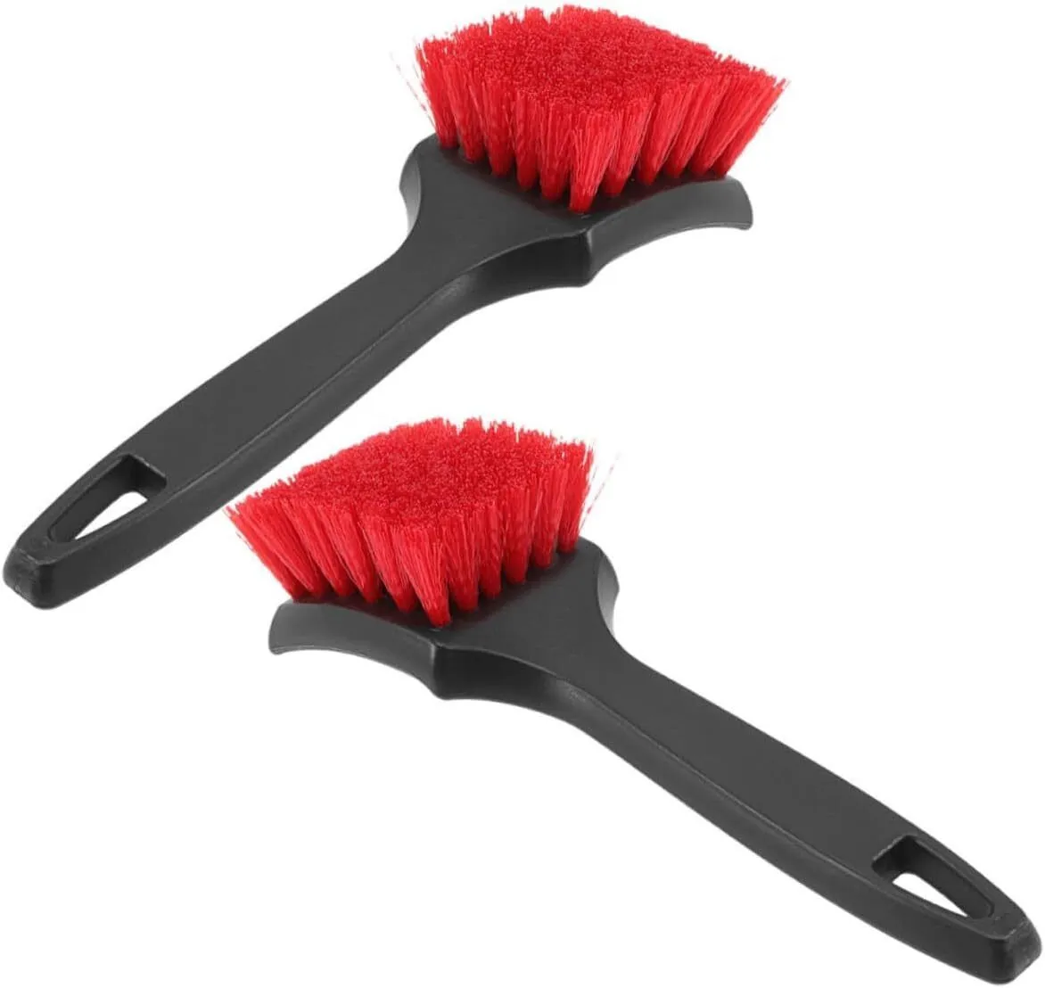 2 Sturdy Tire Brush Tool Car Tire Cleaning Brush for Auto Detailing