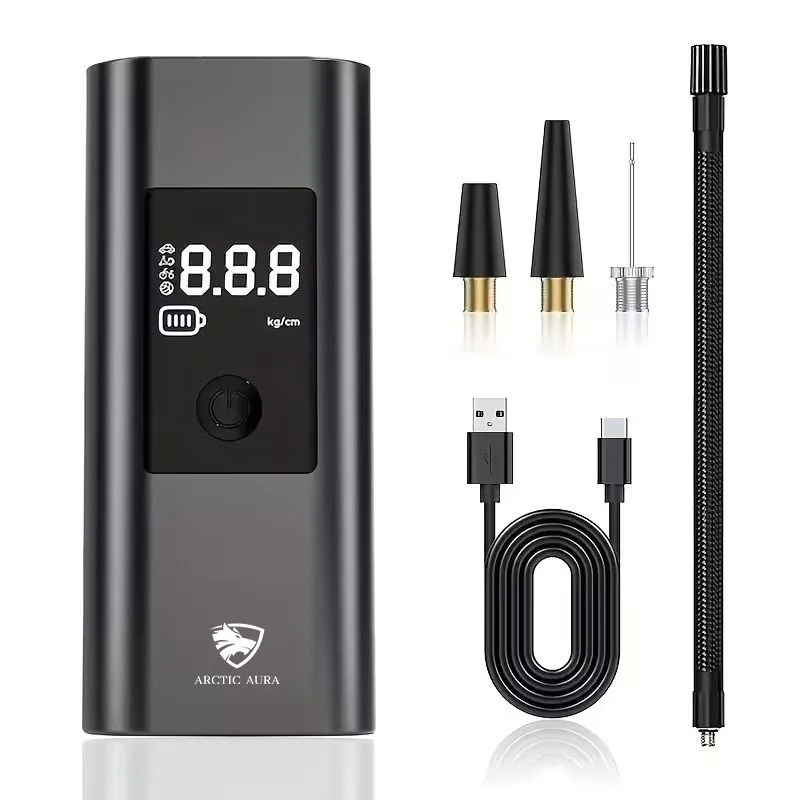 Arctic Aura TurboAir Cordless Digital Tire Inflator ( Airpump for Tyres )