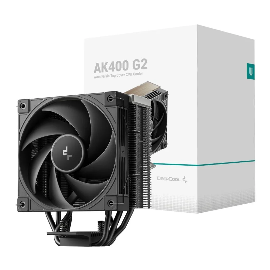 DeepCool AK400-G2 Dark 120mm CPU Air Cooler - Black