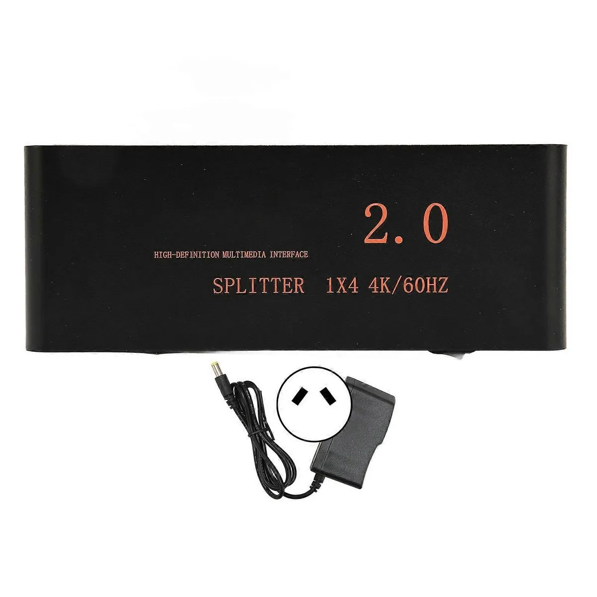 1x4 Hd Multimedia Interface Splitter 1 In 4 Out Full Hd 3d Av Distributor Box For Hd Tv Dvd Monitor…