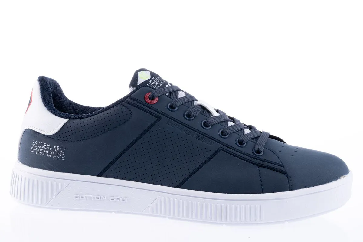 Cotton Belt Men's Vertical Sneakers-Navy - UK 6.5