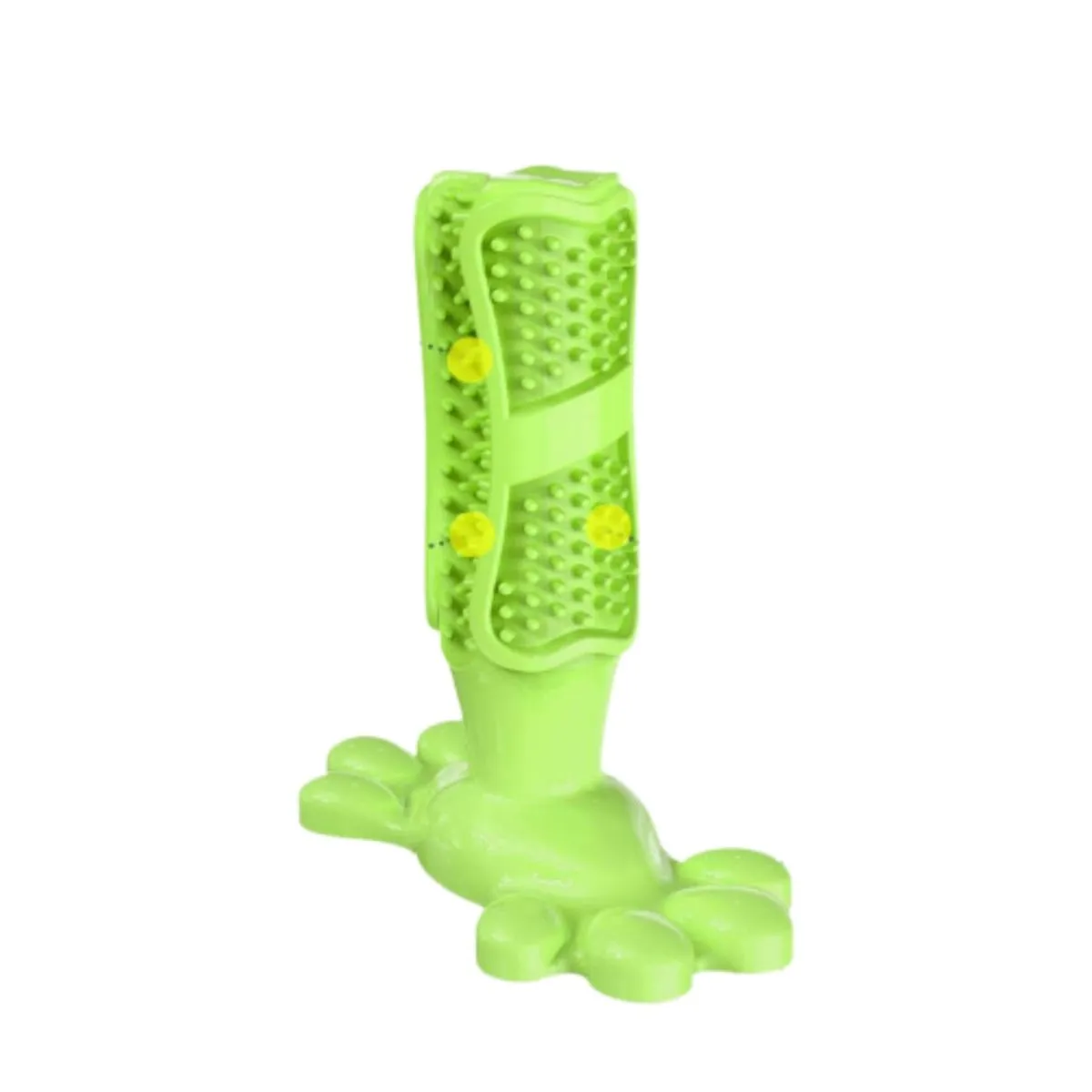 Dog Chew Toothbrush Teeth Cleaning Toys Puppy Brushing Stick Dental Care. - Green