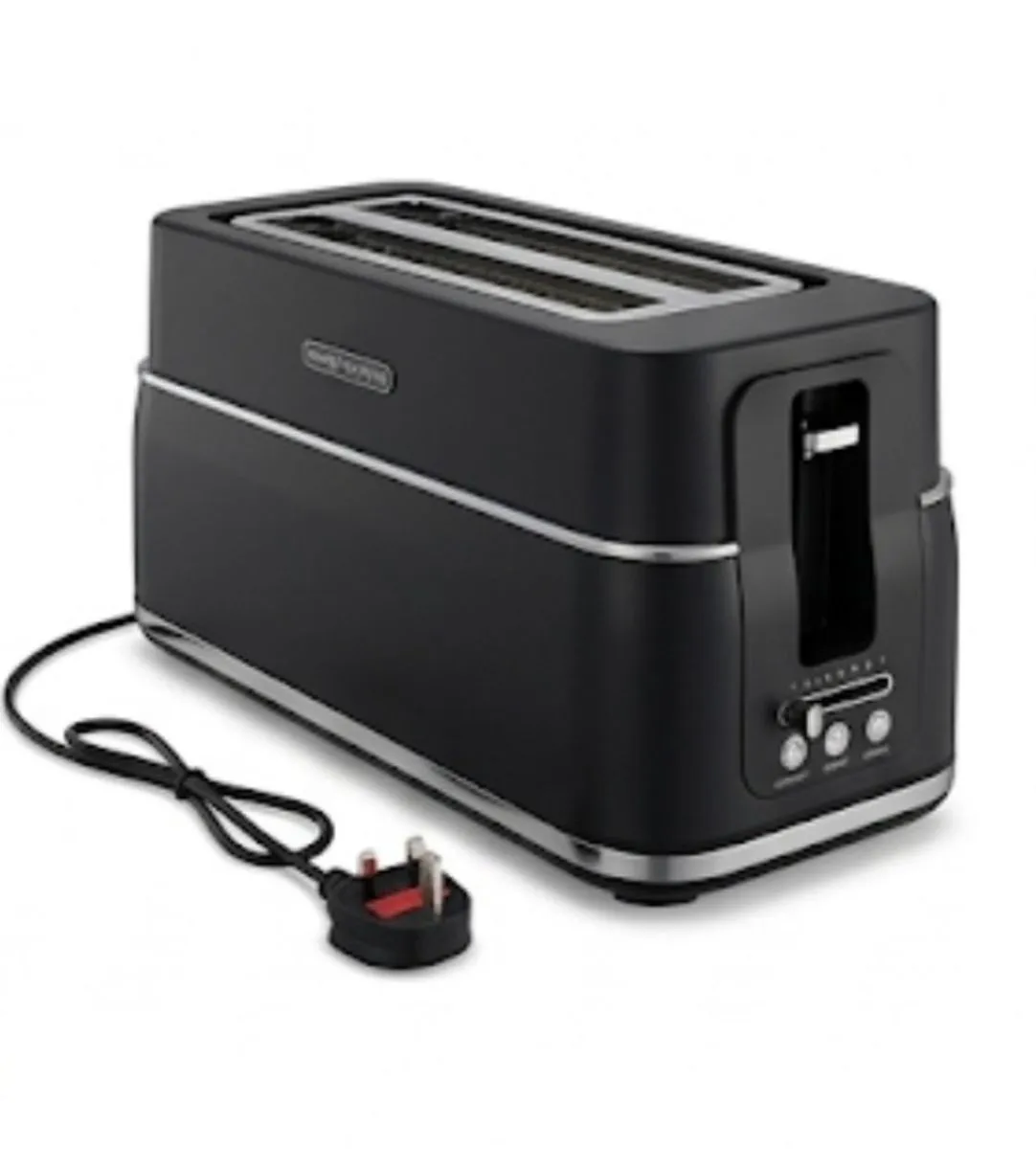 Morphy Richards Adjustable Temperature 4 Slice Toaster - Black