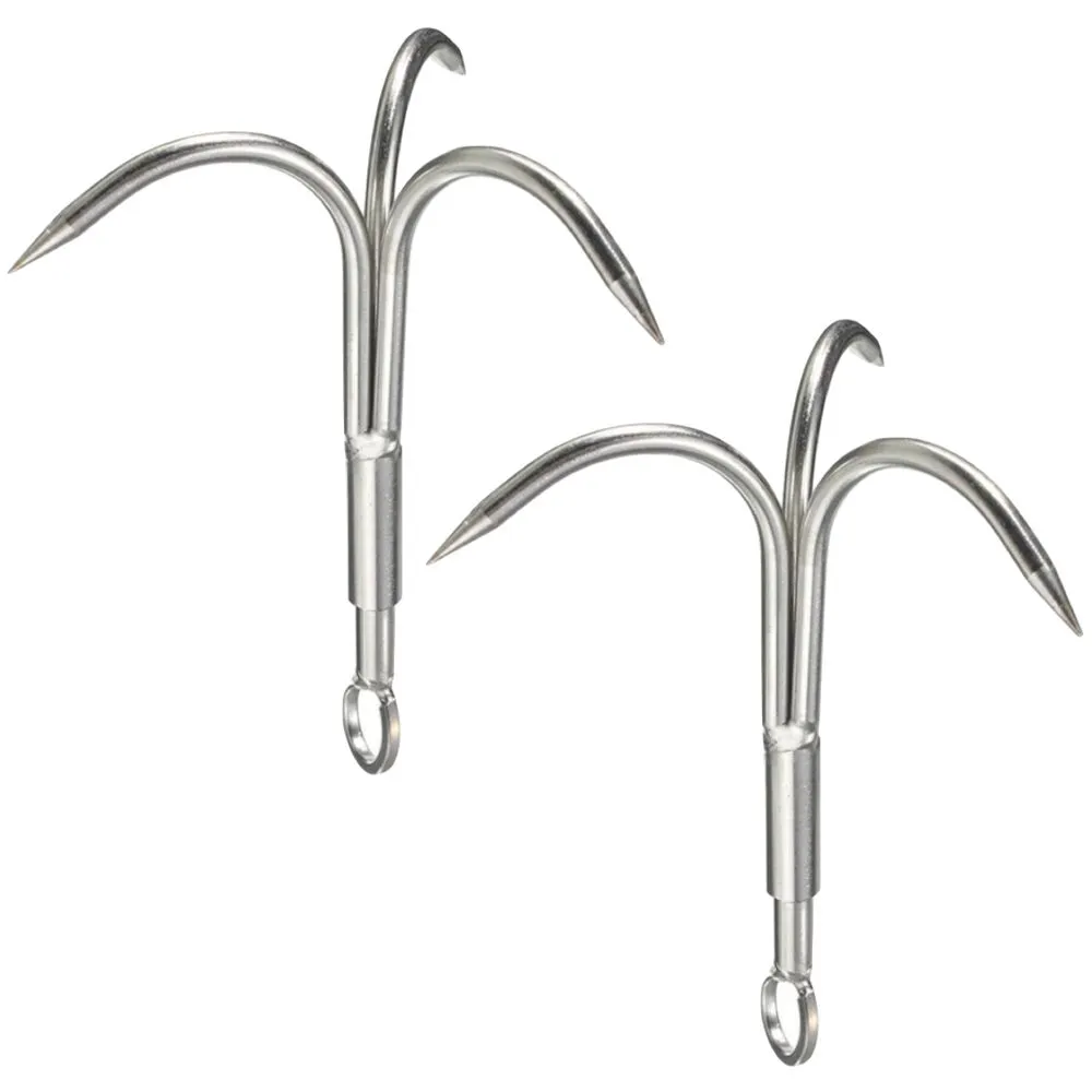 Camping Emergency Survival Heavy Duty Flying Claw Grappling Hook Set Of 2