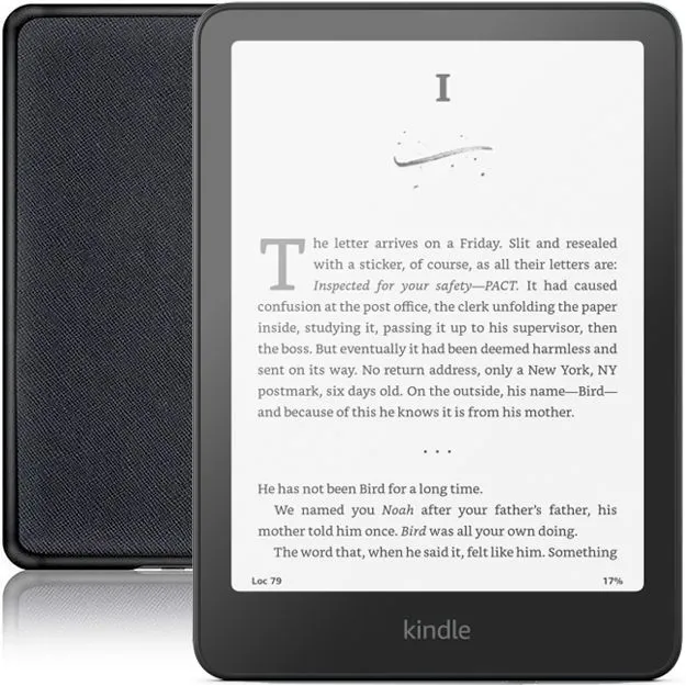 Amazon Kindle Paperwhite 7" Wi-Fi 16GB S/O (12th Gen 2024) With Cover - Black