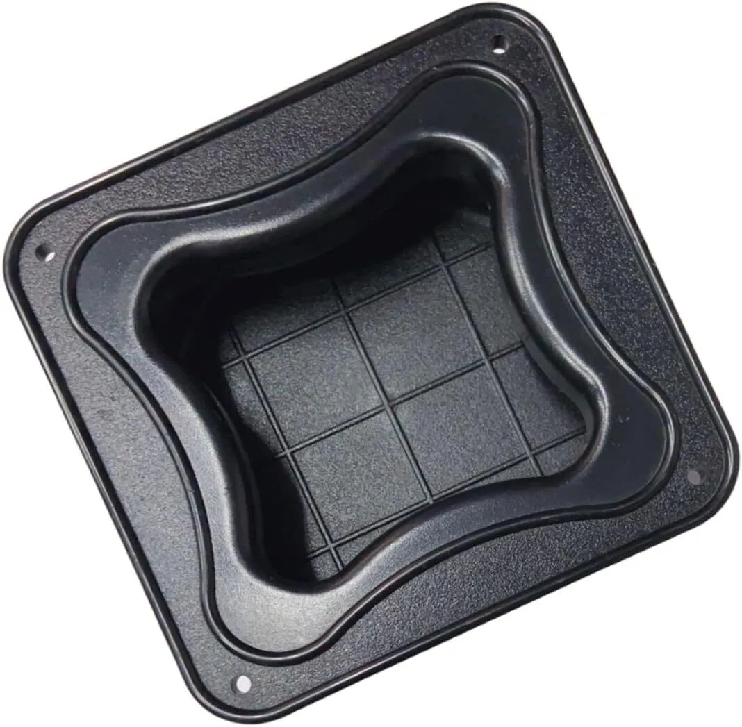 Black Plastic C-Type Handle for Cabinets and Stage Speakers