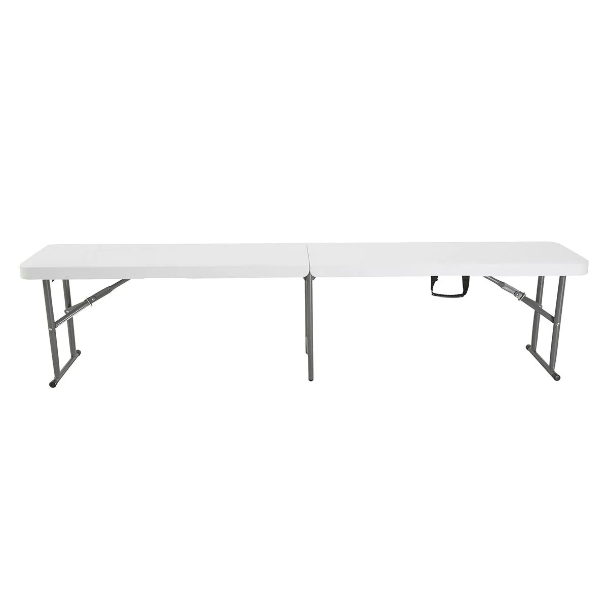 LASA 182.5cm Fold-in-Half Plastic Catering Event Bench - White